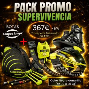 Pack PROMO SUPERVIVENCIA Kangoo Jumps® (de 70 kg a 90 kg)
